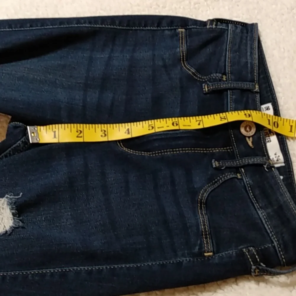 Hollister‎ Blue Skinny distressed Jeans -Women's 24x28